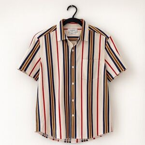 Urban Outfitters Multicolor Striped Short Sleeve Shirt